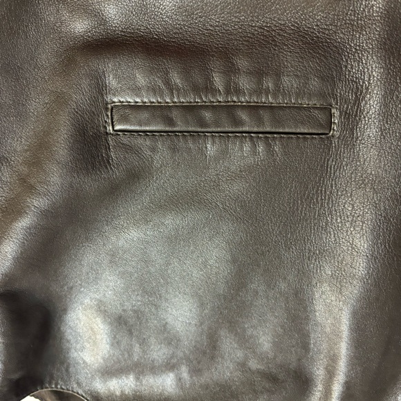 Vintage Phase 2 Brown Leather Vest Men’s Big and Tall 2X - Picture 11 of 13